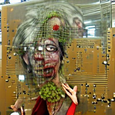 Zombie Using Computer