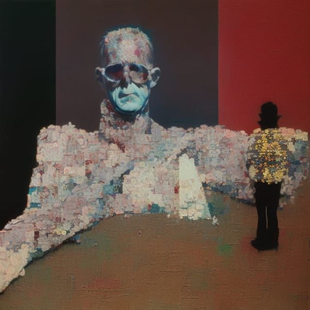 Dreamy Monster in Pop Art Style