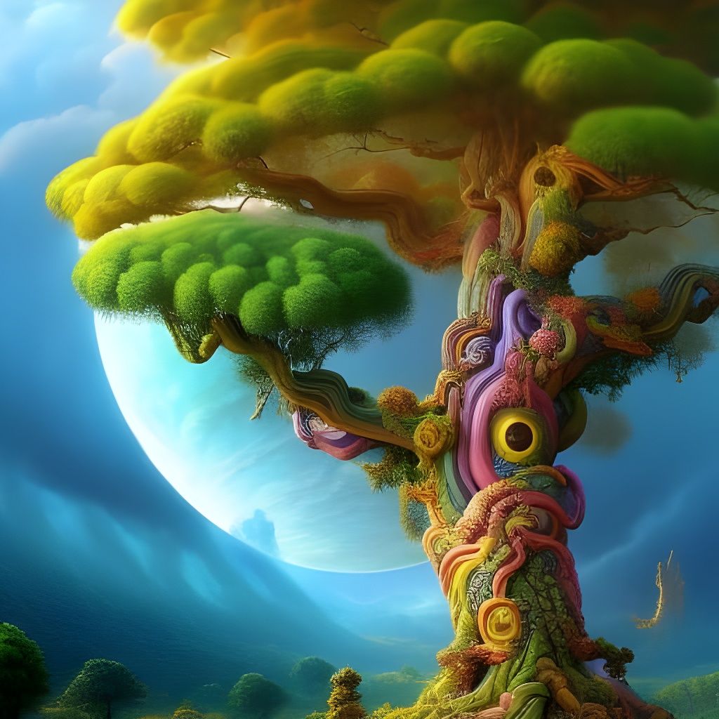 Rainbow Tree of the Moon