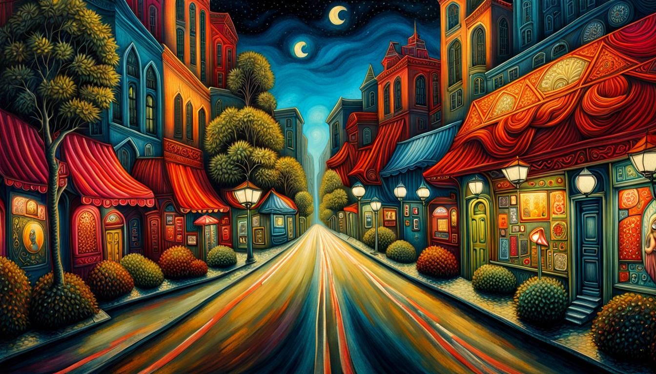 Edgy Surreal Nightlife on Sunset Boulevard