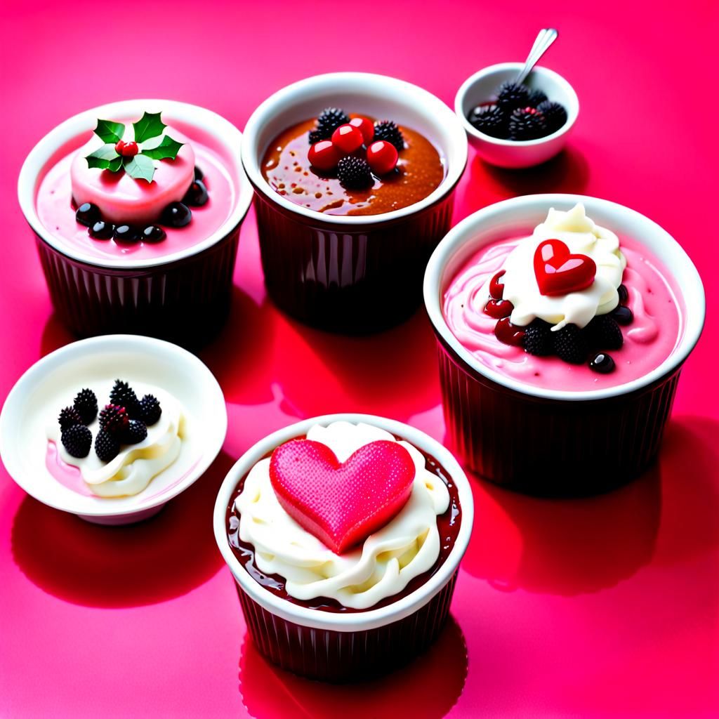 Festive Christmas Pudding Still Life