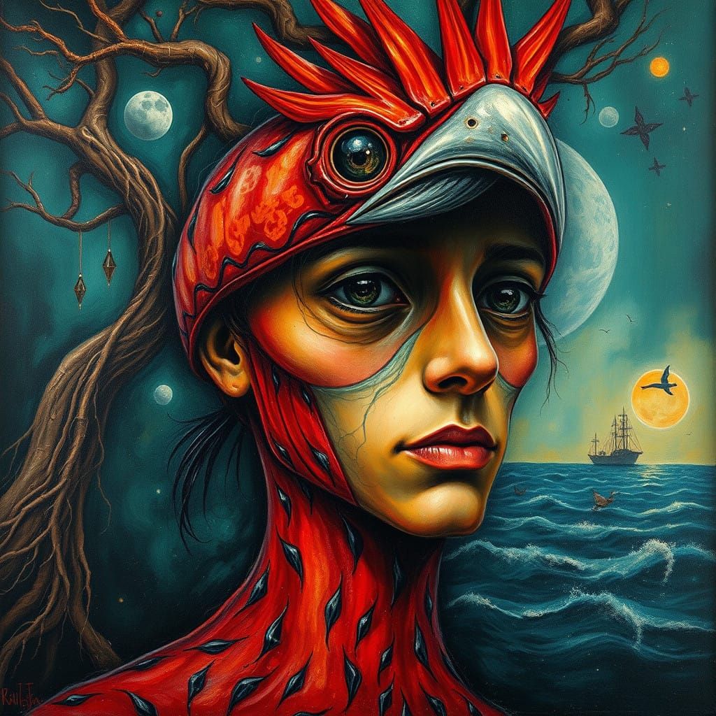 Surrealist Vision in a Bottle