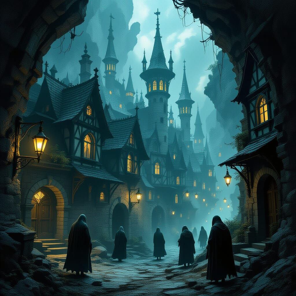 Mystical Underground City of Skeletons