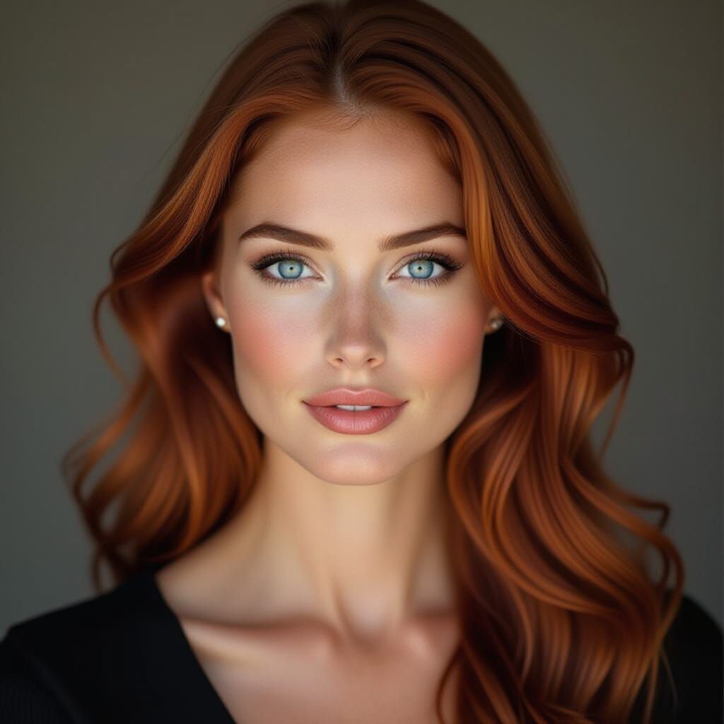 Photorealistic Portrait of a 35-Year-Old Woman