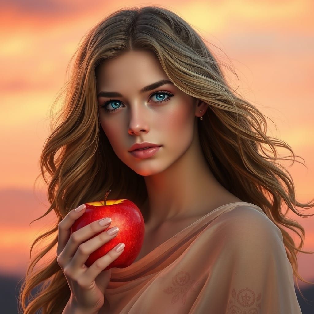 Ethereal Goddess with Celestial Glow