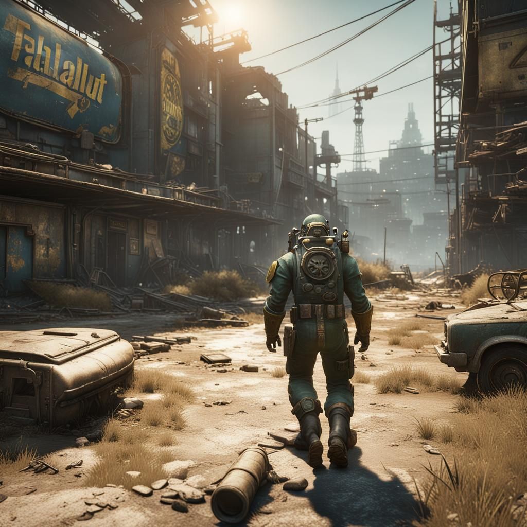 Fallout Inspired 3D Game Cinematic Masterpiece