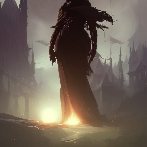 Dark Fantasy Art: Bad Omen in Unreal Engine