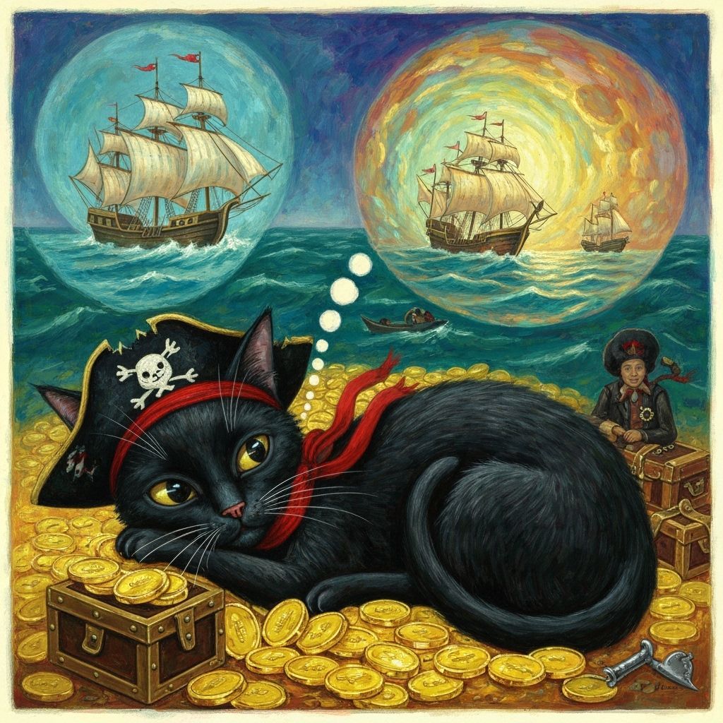 Pirate Cat's Dream: A Whimsical Adventure
