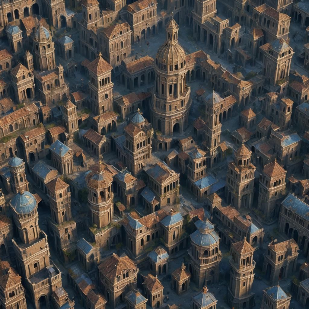 Tiefling Civil War in Dark Fantasy Roma Style