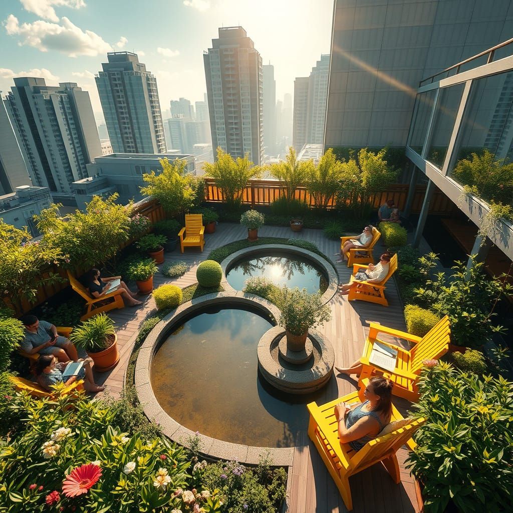 Rooftop oasis 