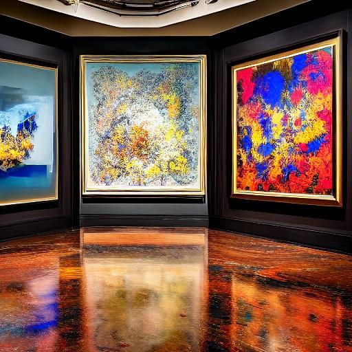 Museum Quality Fractal Art in Pollock Style