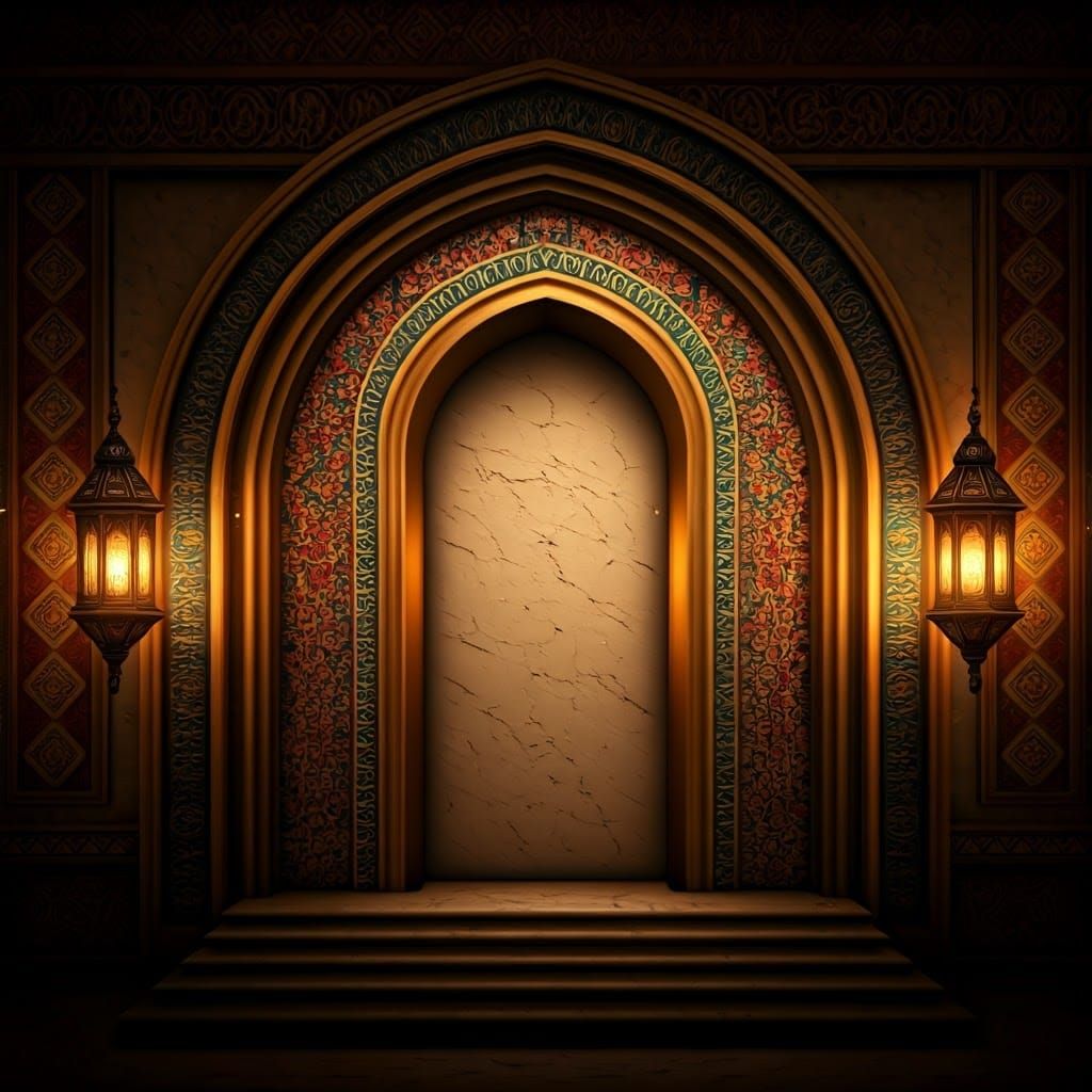 Byzantine Mosaic Title Page in 3D