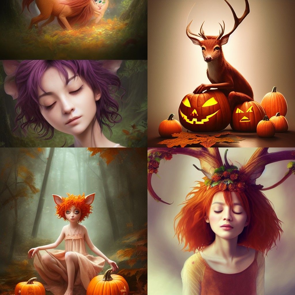 Nymphadora Tonks in Pumpkin Spice Colors, Digital Art