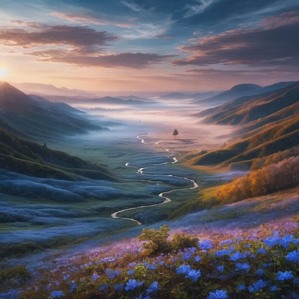 Mystical Forest Wizard in Oil Painting Style