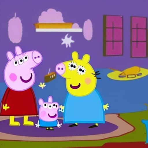 Disturbing Cartoon Mashup: Horror Halloween