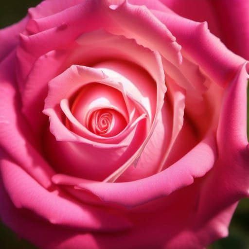 Delicate Pink Rose Petals in Close-Up