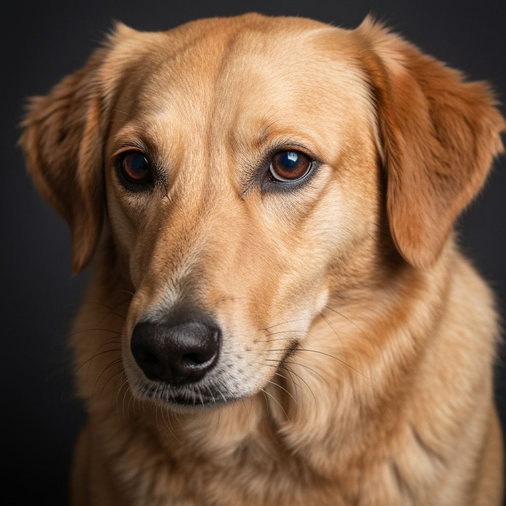Dog Portrait: Close-Up of a Canine Friend
