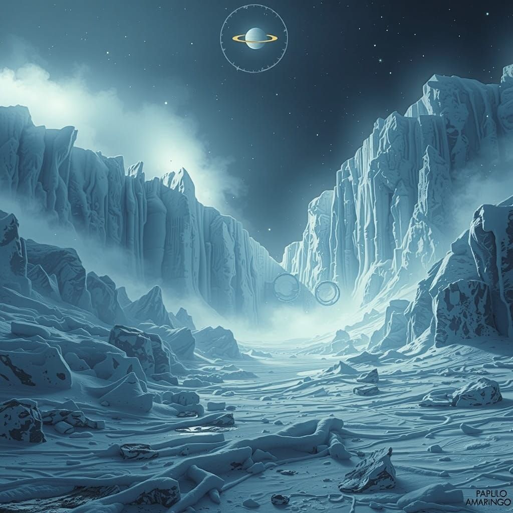 Surreal Cosmic Landscape Reveals Astral Power