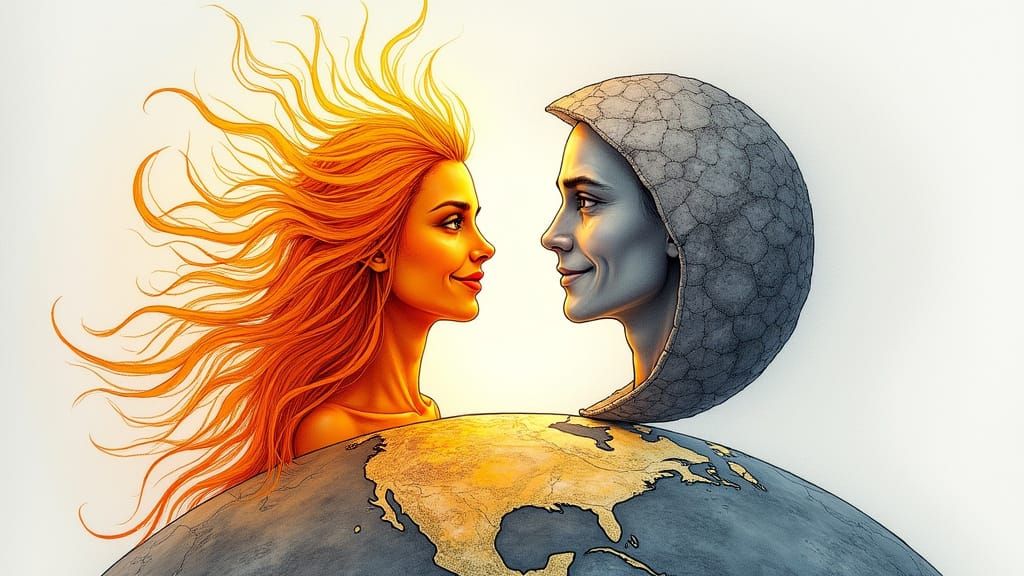 Sun Goddess of Plasma Meets Moon God of Rock