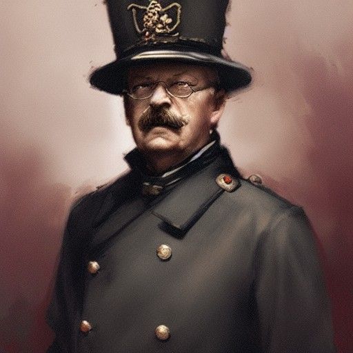 Sinister Otto Von Bismarck Portrait