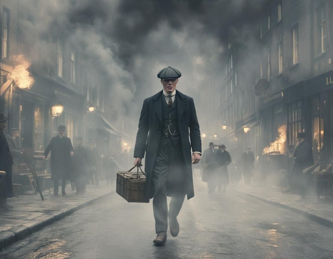 Peaky Blinders in Action: Hyperrealistic Digital Art