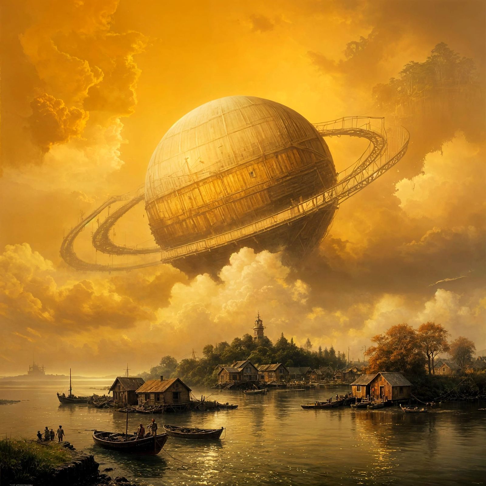 Collapsing Universe. Chapter II: Saturn