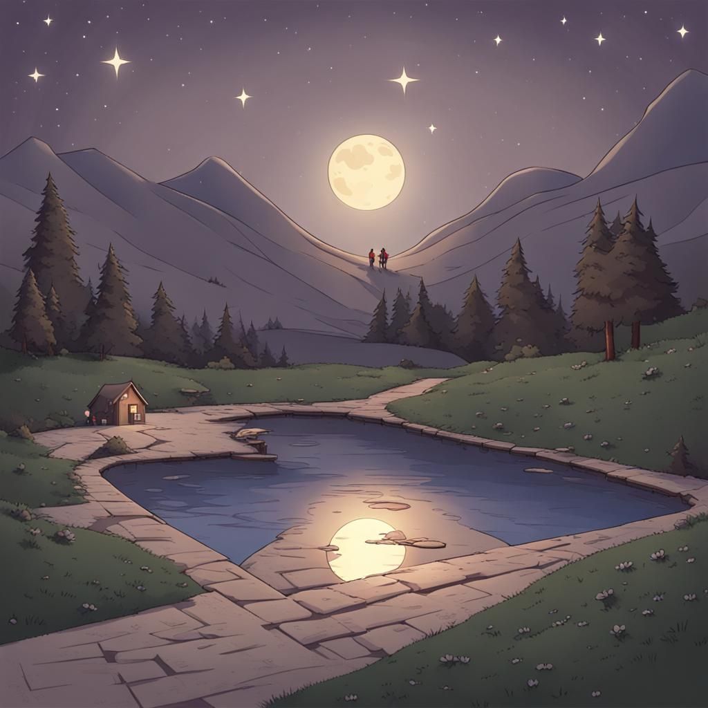 Serene Good Night: An AI Interpretation