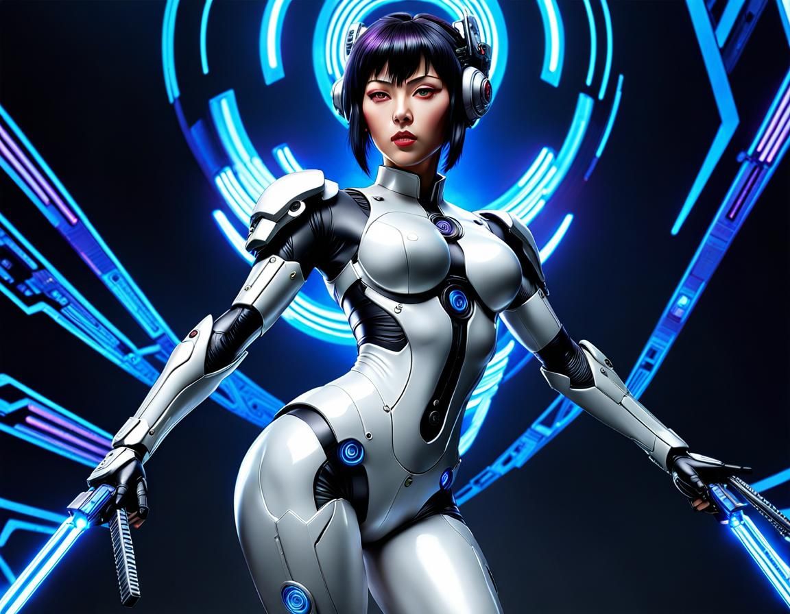 Major Motoko Kusinagi from "Ghost in the Shell"