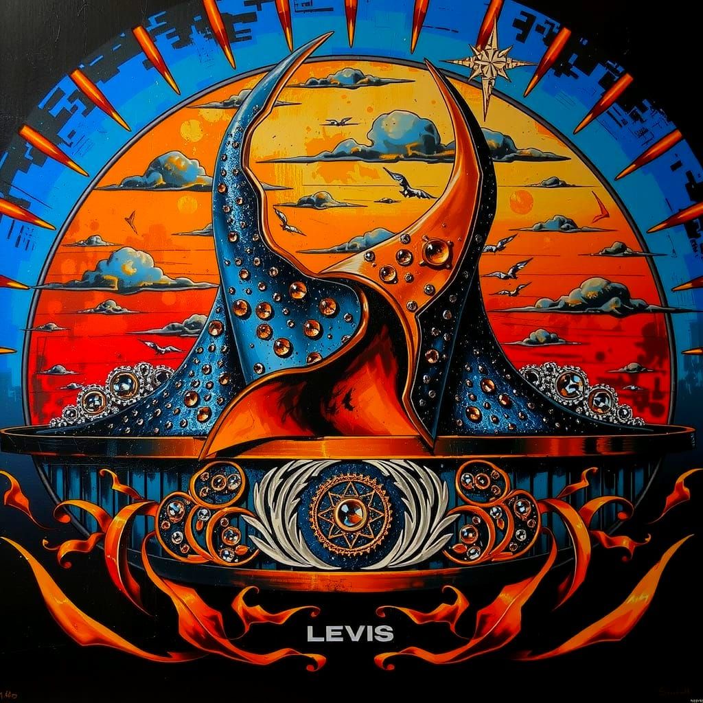 Shiny Metallic Objects with Gleaming Reflections