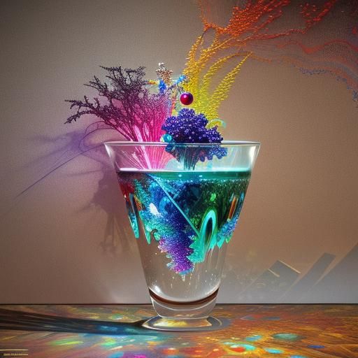 Fractal Bicycle: 3D Photorealistic Expressionist Masterpiece