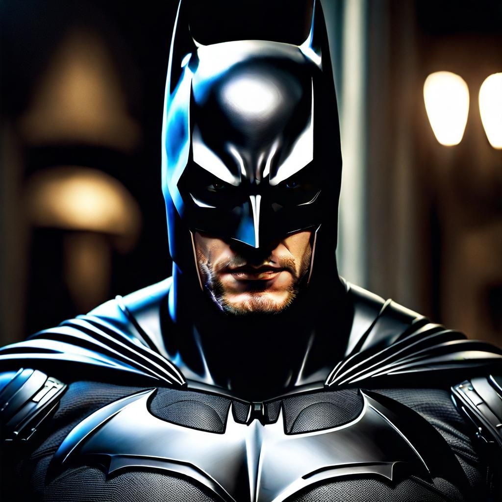 Batman Portrait in Batsuit: Photorealistic 8K Concept Art