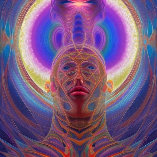 Psychedelic Fractal Art: Love and Empathy