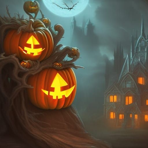 Fantastical Matte Painting in Deep Color