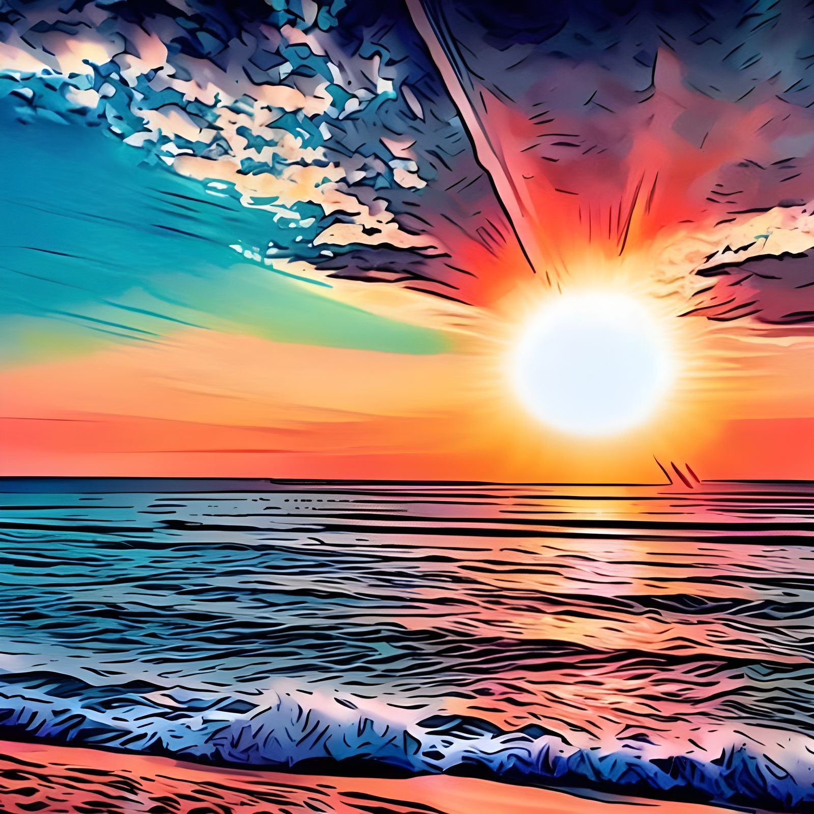 Picturesque Sky at Sunrise