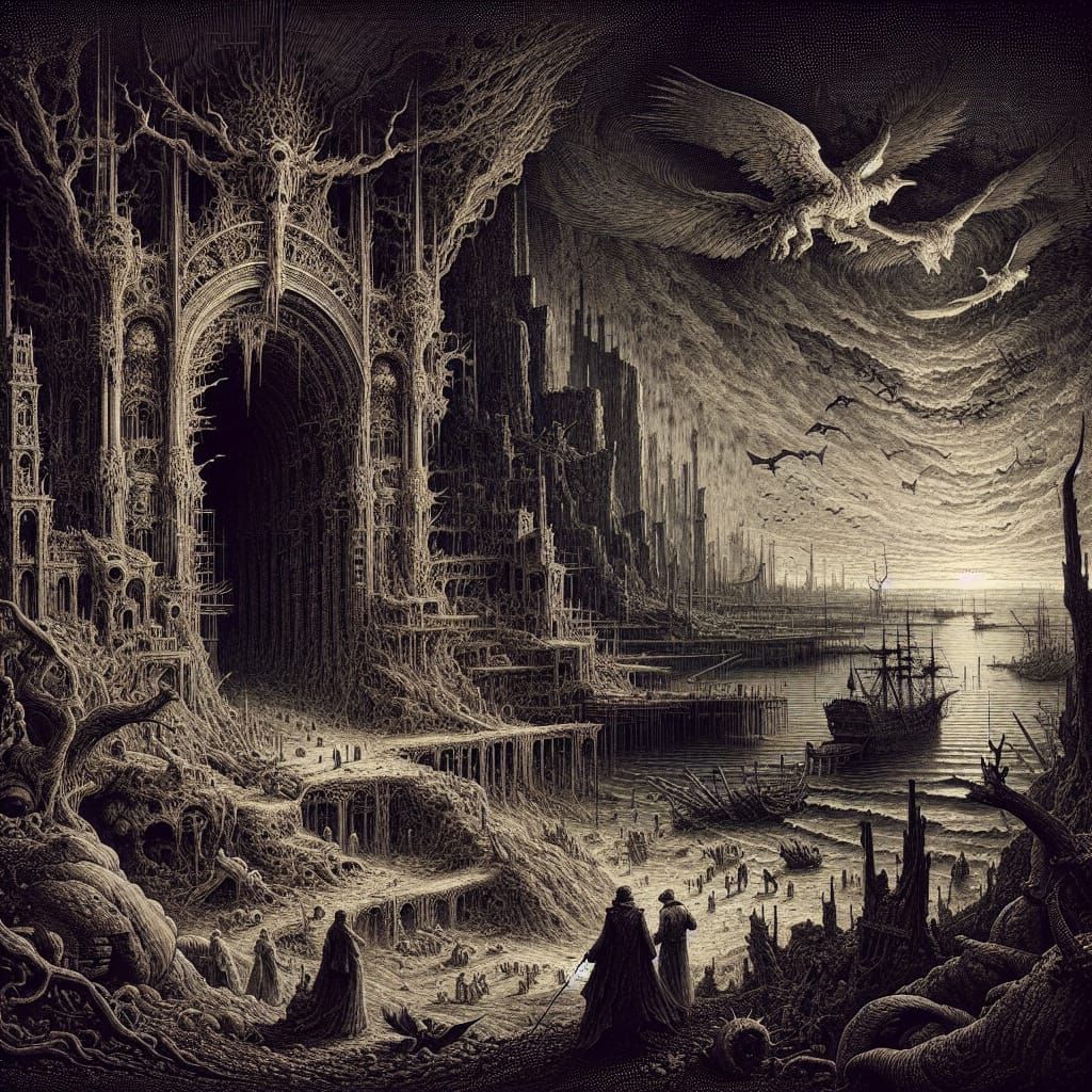 Epic Digital Painting: Day as Enemy, Night as Friend