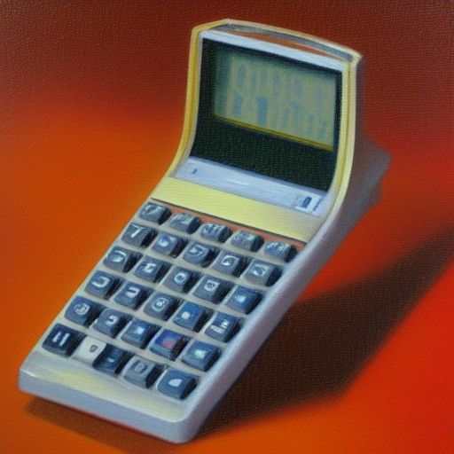 Mr. Calculator: Oil Painting in Gurney Style