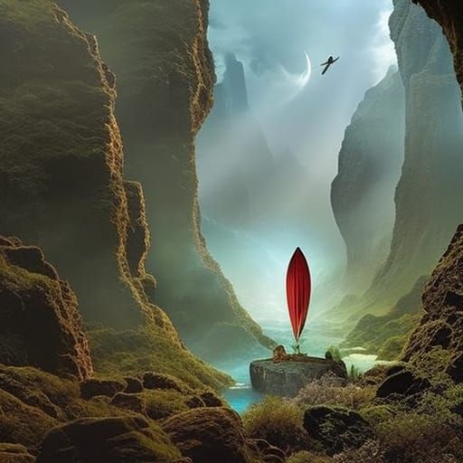 Dark Fantasy World with Mystical Creatures in 8K