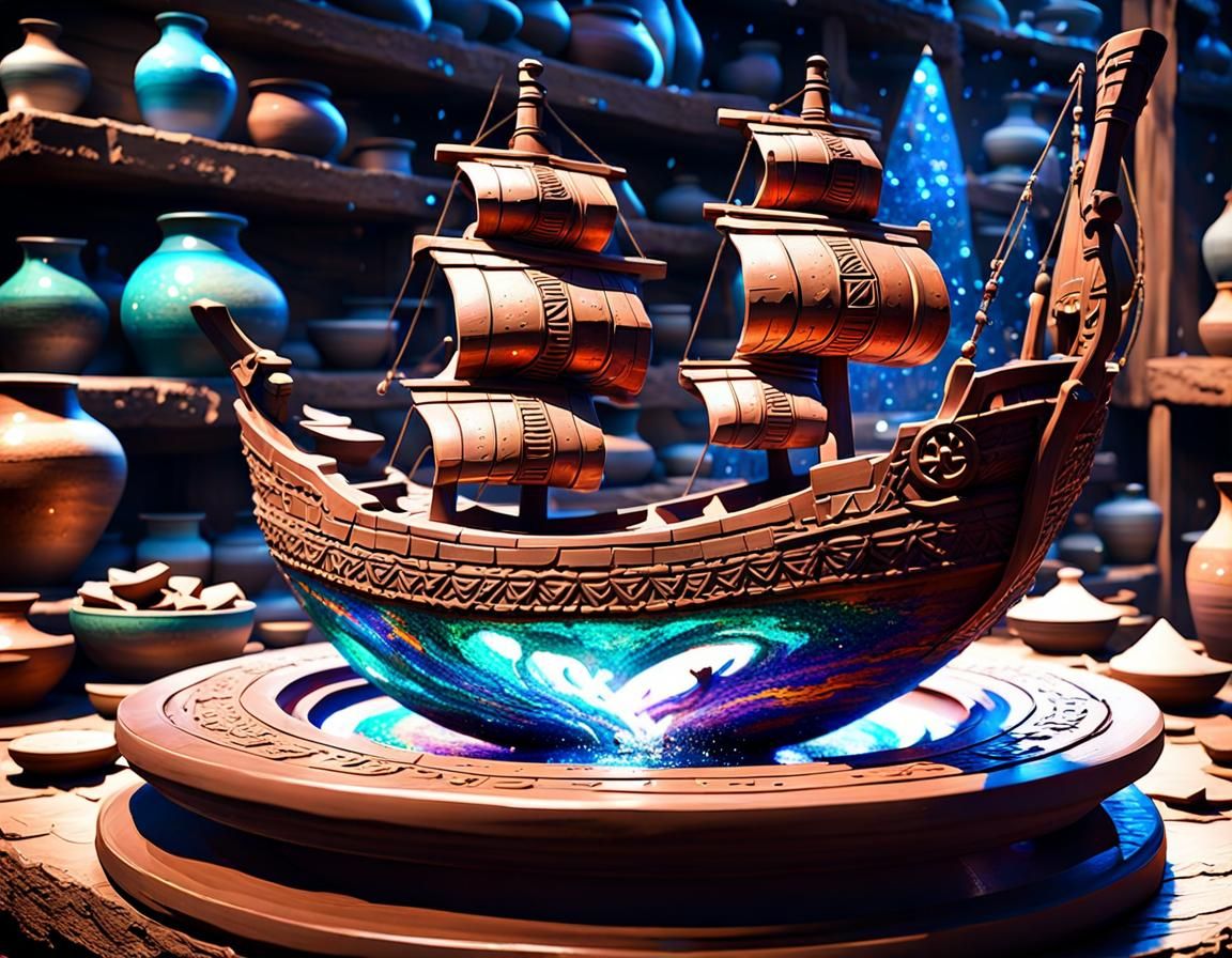 Clay Pottery, The Ship