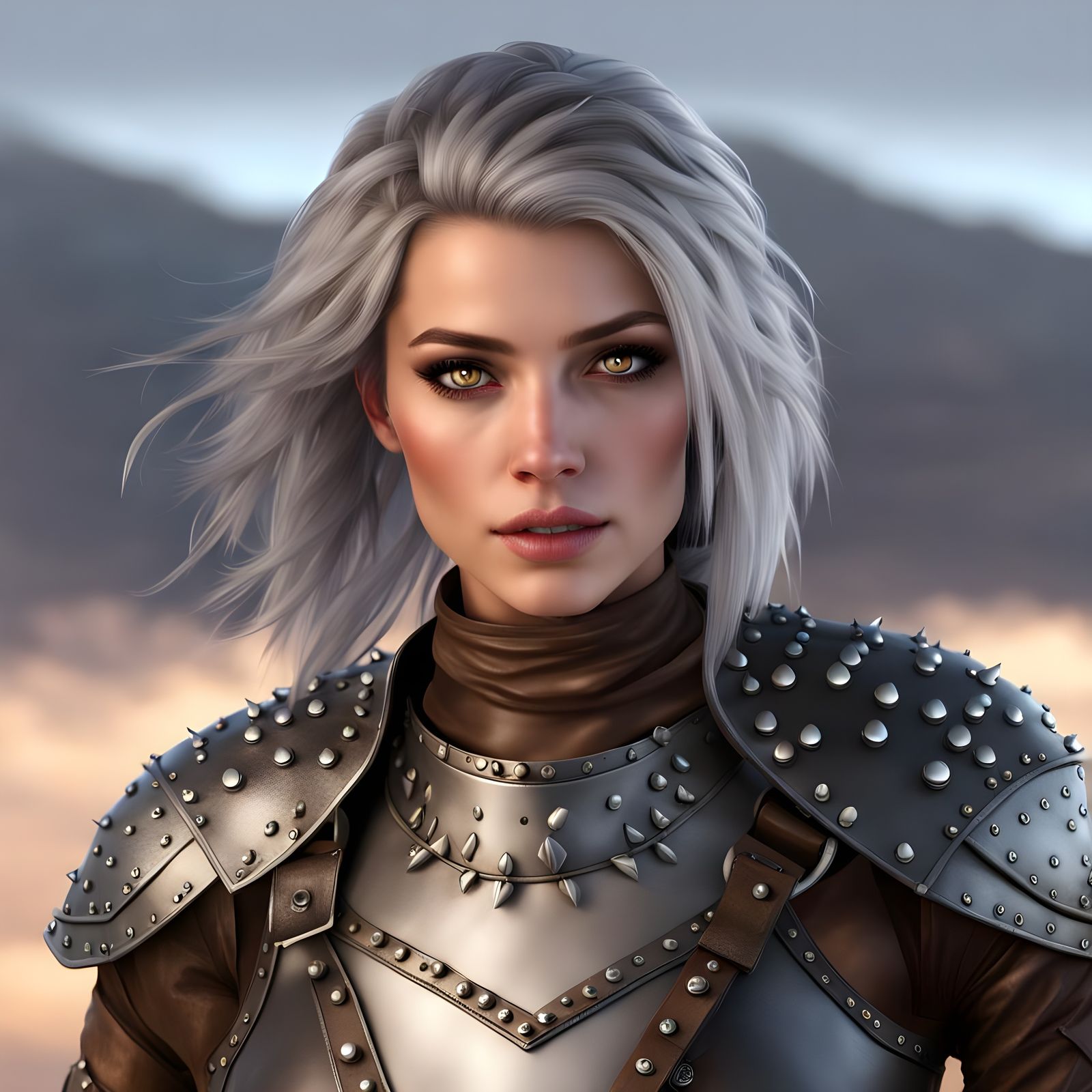 Girl in armor