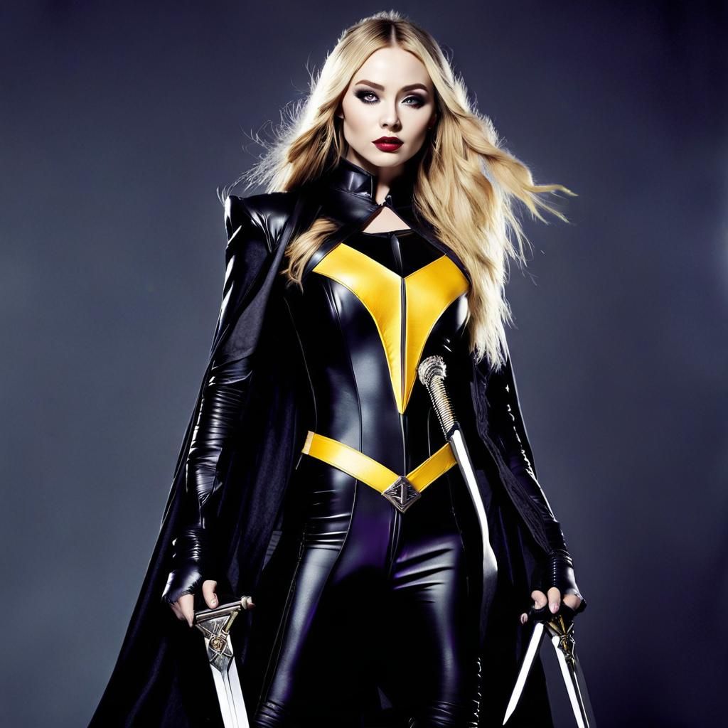 Illyana Rasputina as Dark Fantasy Concept Art