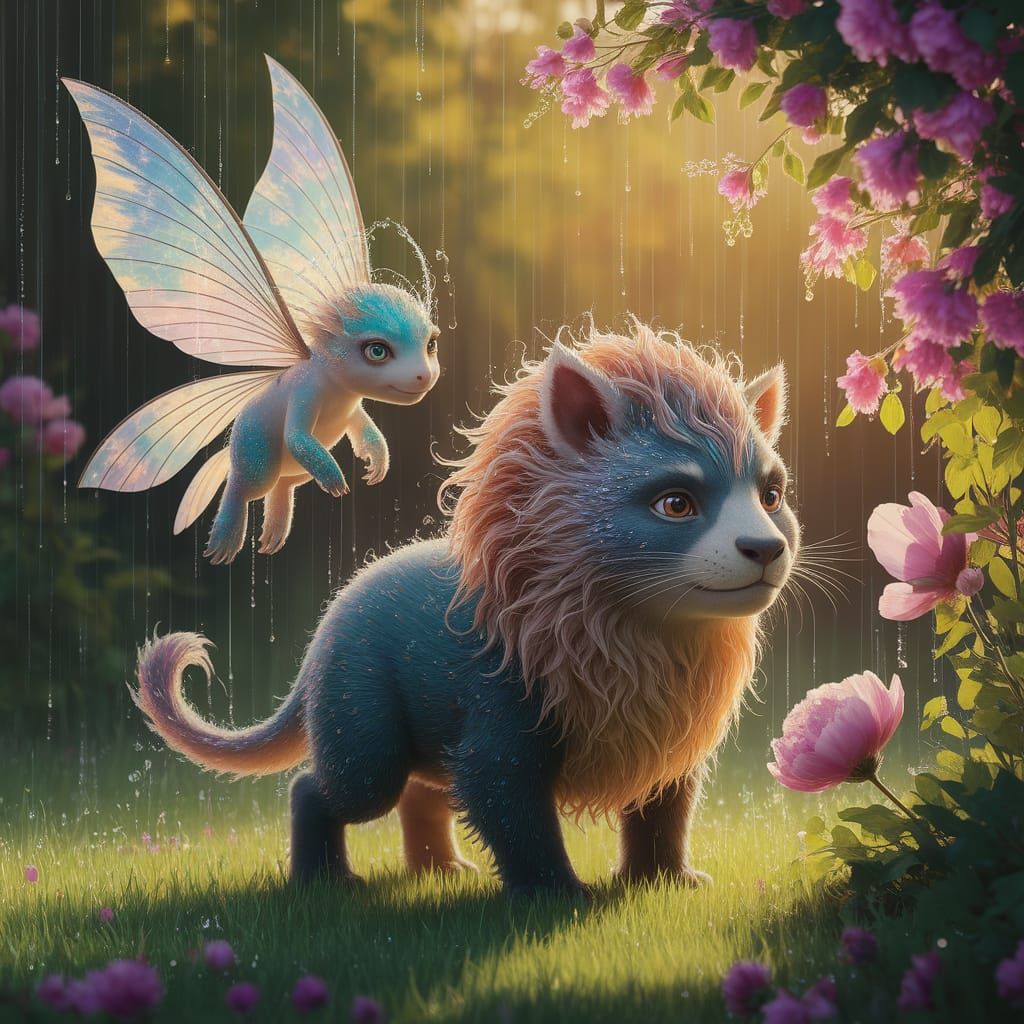 Fantastic Creatures Emerge in Summer Rain