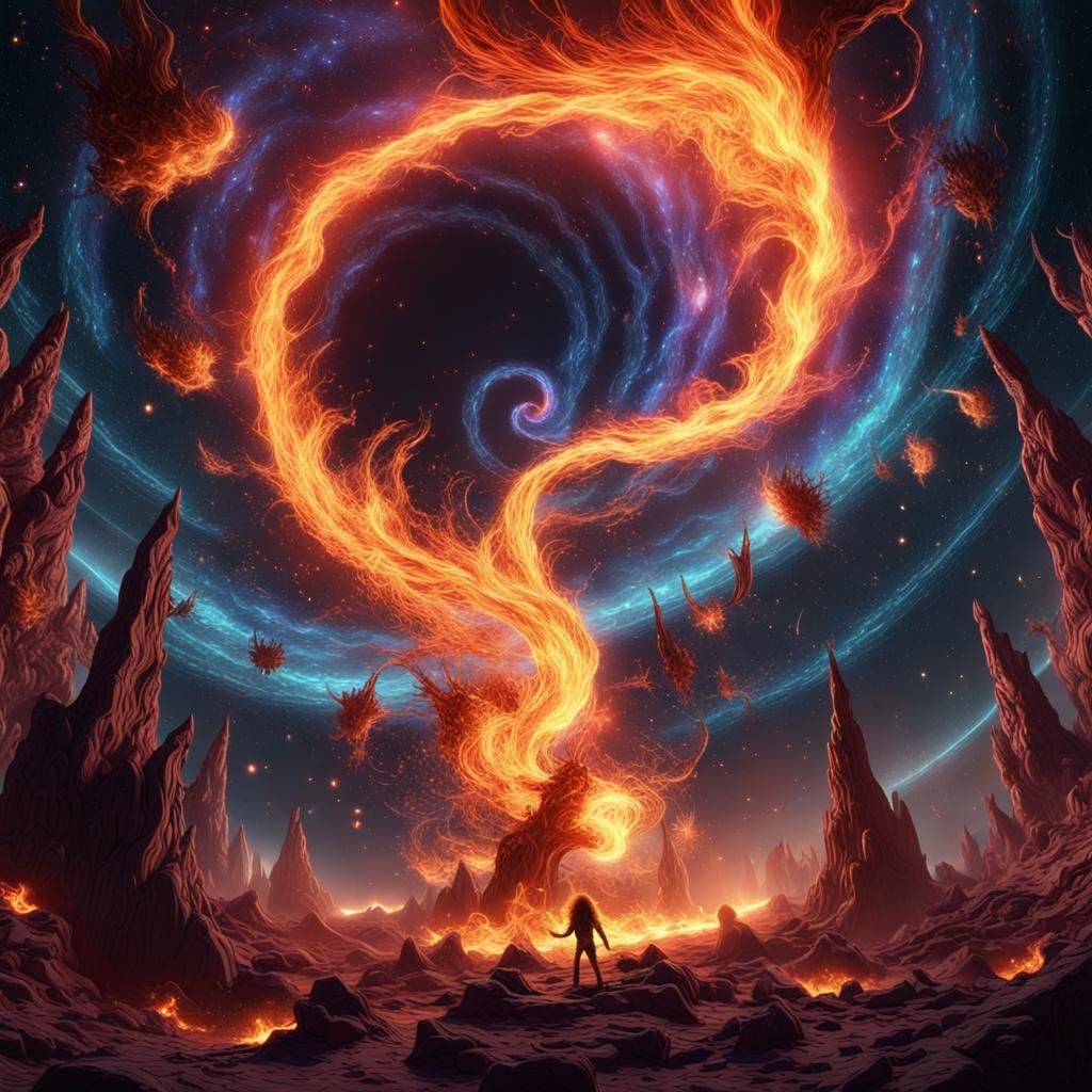 Psychedelic Metal Band Plays in Cosmic Firestorm