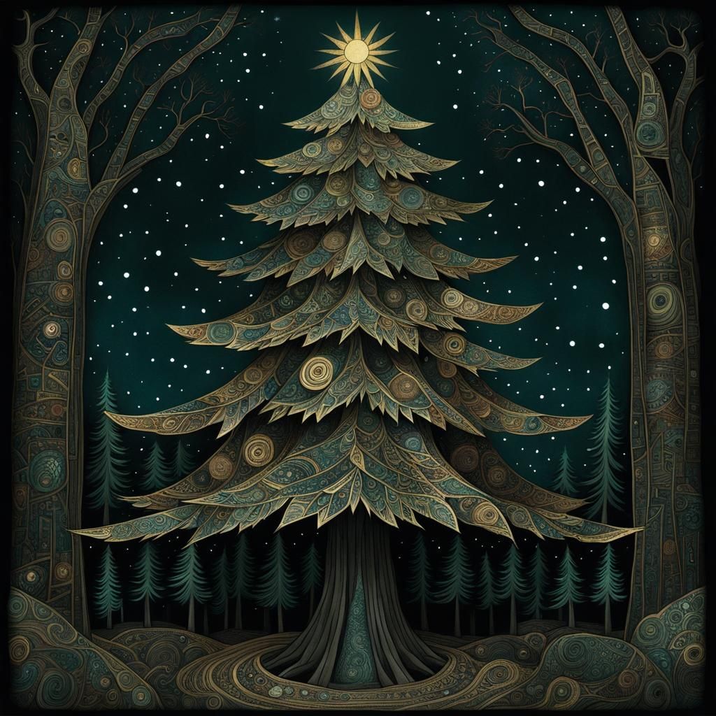 Art Brut Christmas Tree