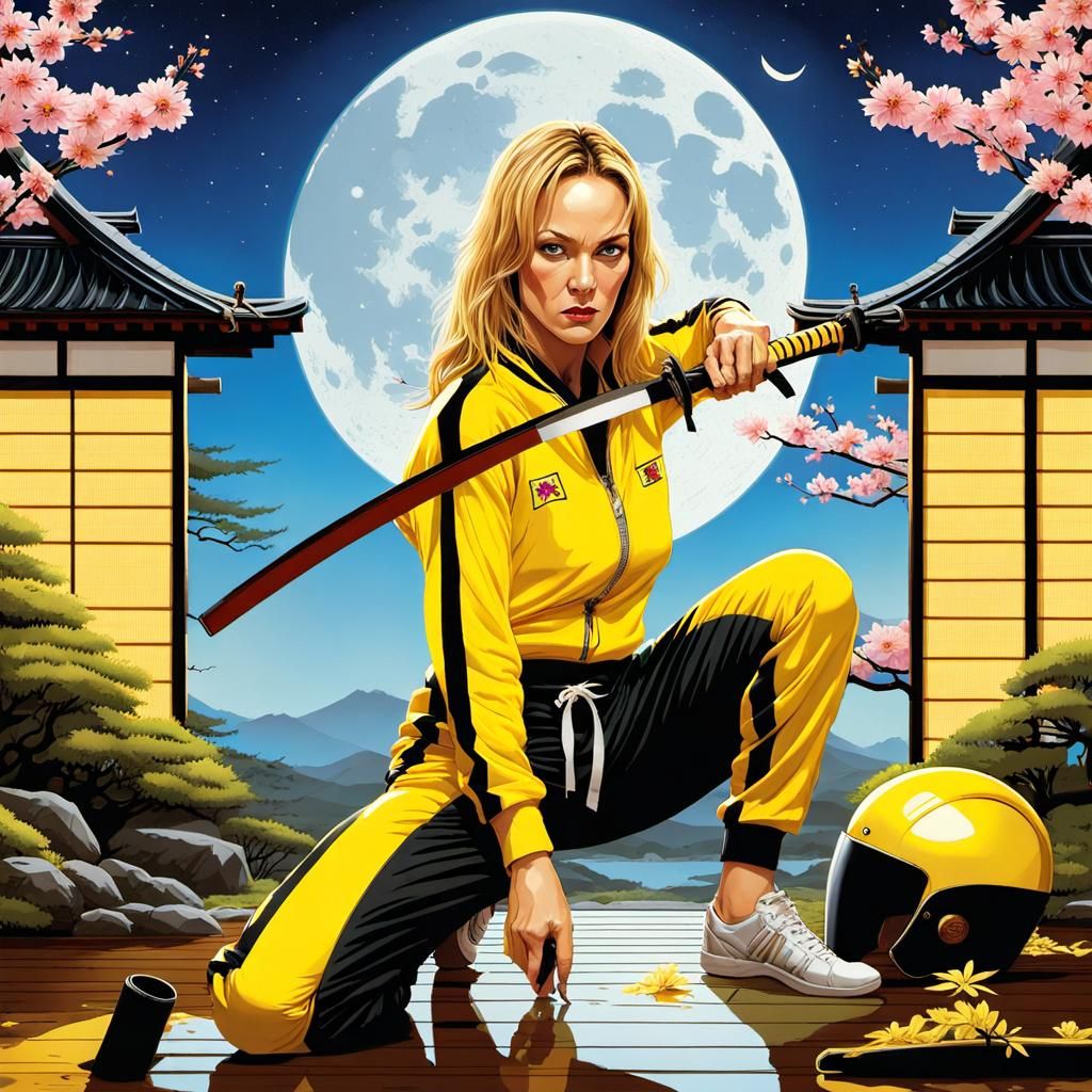 Uma Thurman In Kill Bill