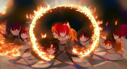 Mesmerizing Circle of Fire