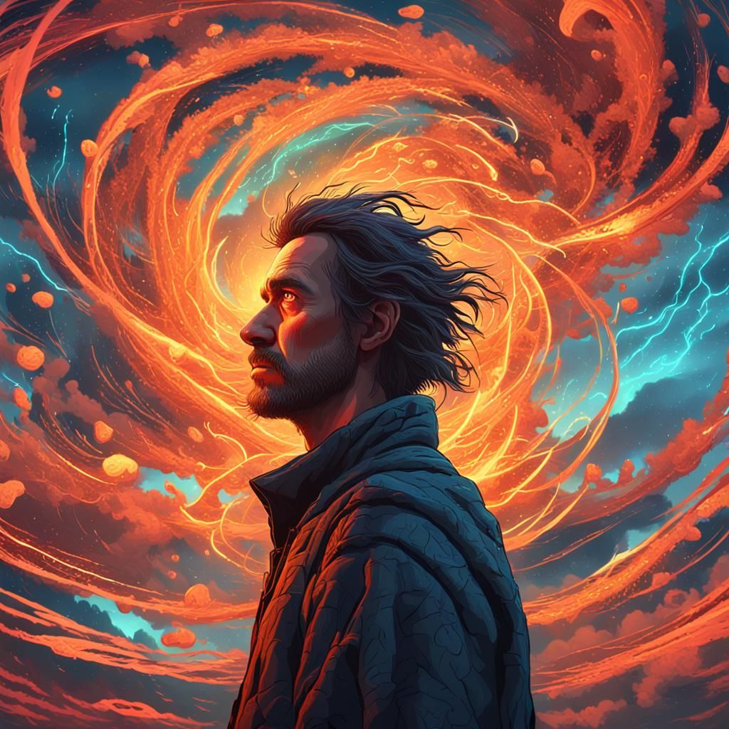 Surreal Storm: A Digital Art Masterpiece