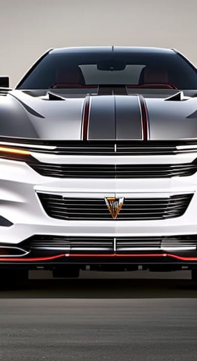 White Cadillac Racing Car: 3D Rendered Masterpiece