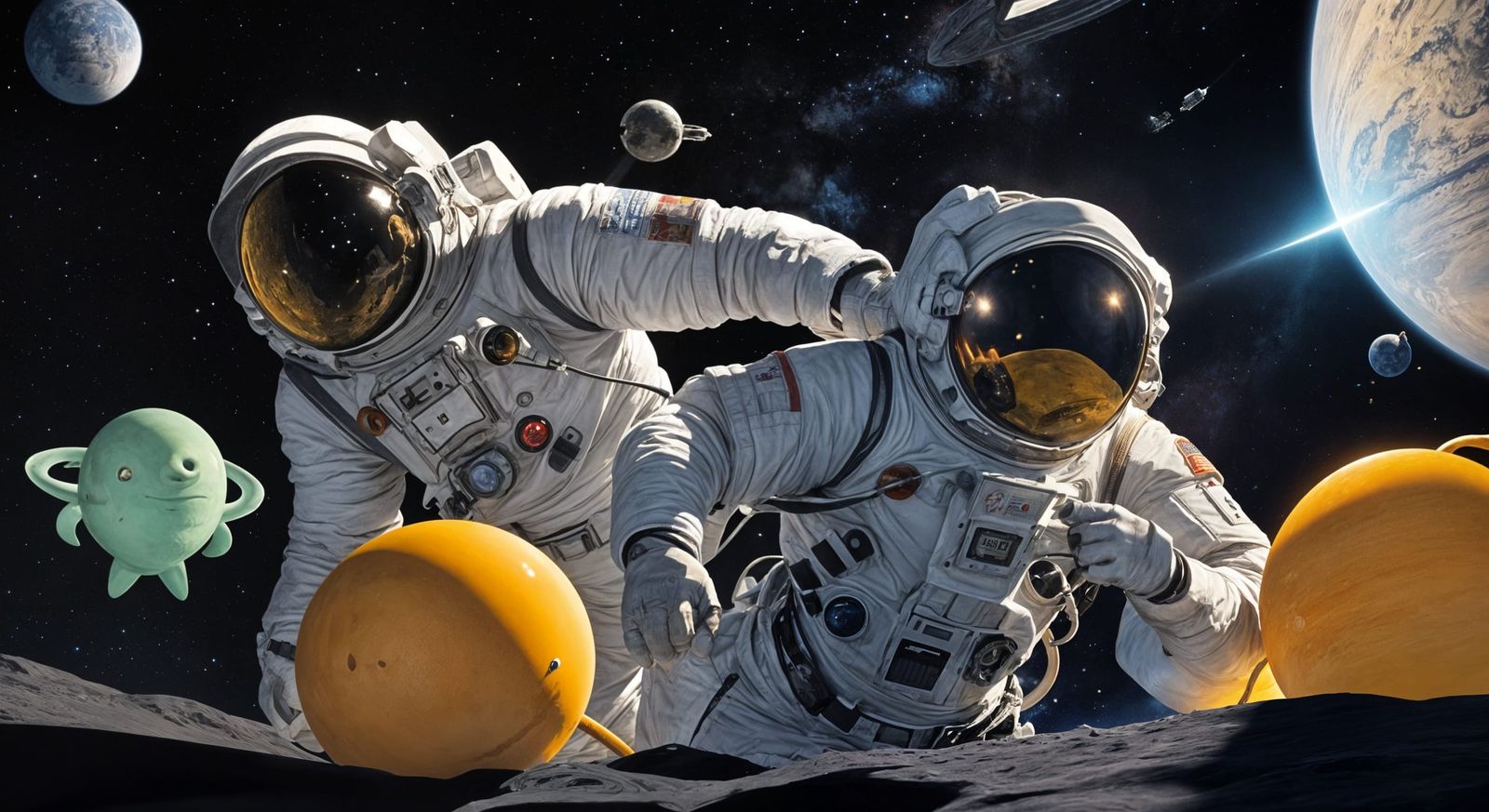 Abstract Space Boober Sale AI Art