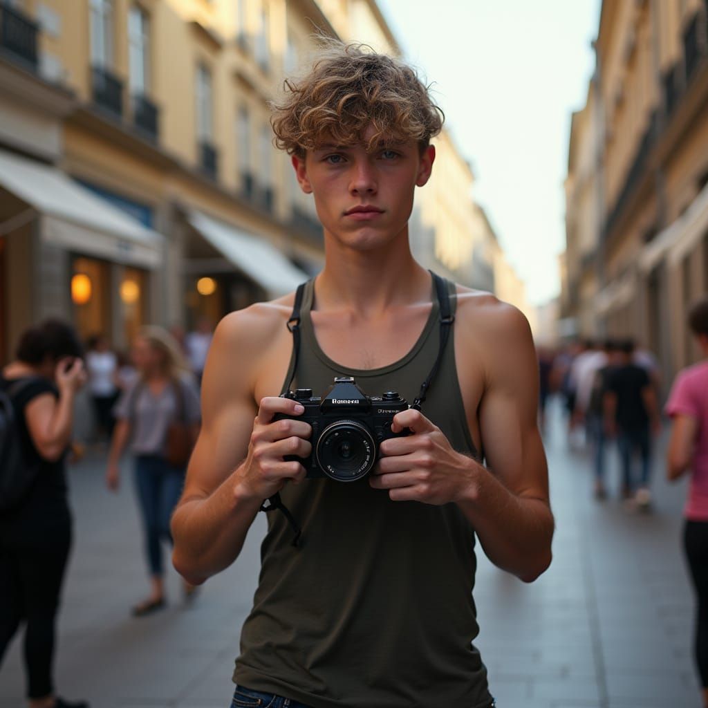 Young European Street Photographer Captures Candid Moments