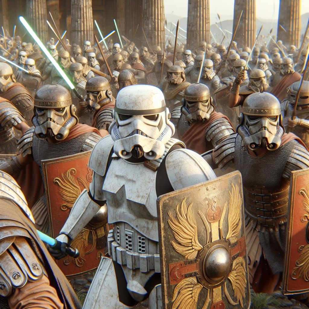 Roman Legion Stormtroopers in Fantasy Concept Art